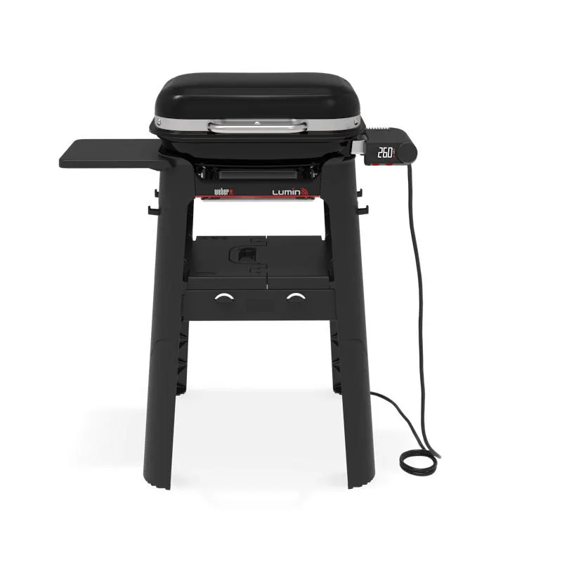Barbecue électrique Lumin® Compact Smart avec support