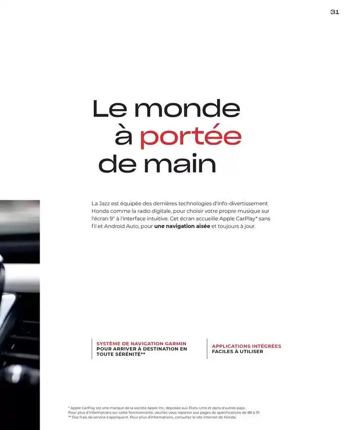 JAZZ e: Hev HYBRID du 7 janvier au 31 mai 2025 - Catalogue page 31