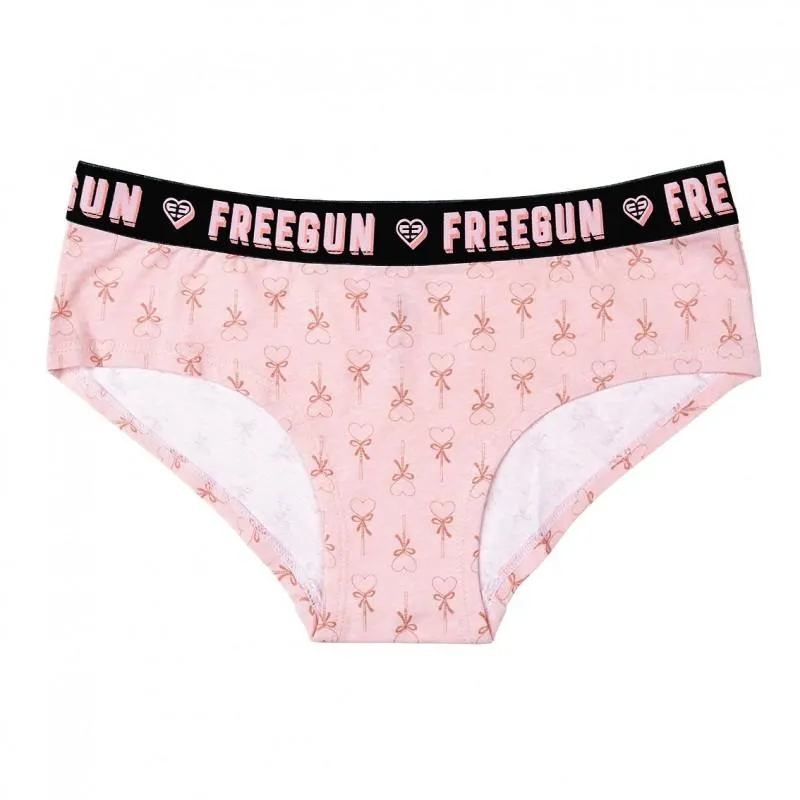 Culotte fille Freegun en coton Coeur