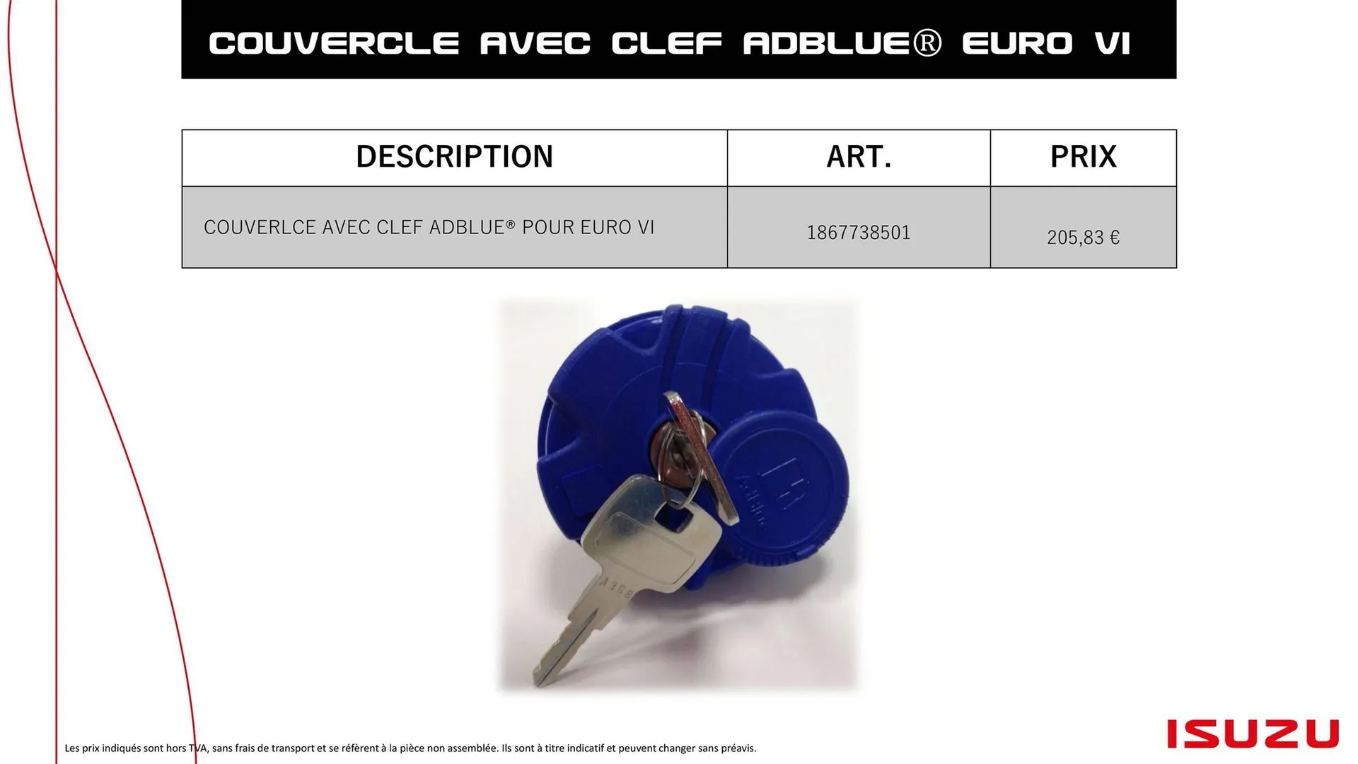 Catalogue Isuzu du 11 novembre au 30 avril 2026 - Catalogue page 22