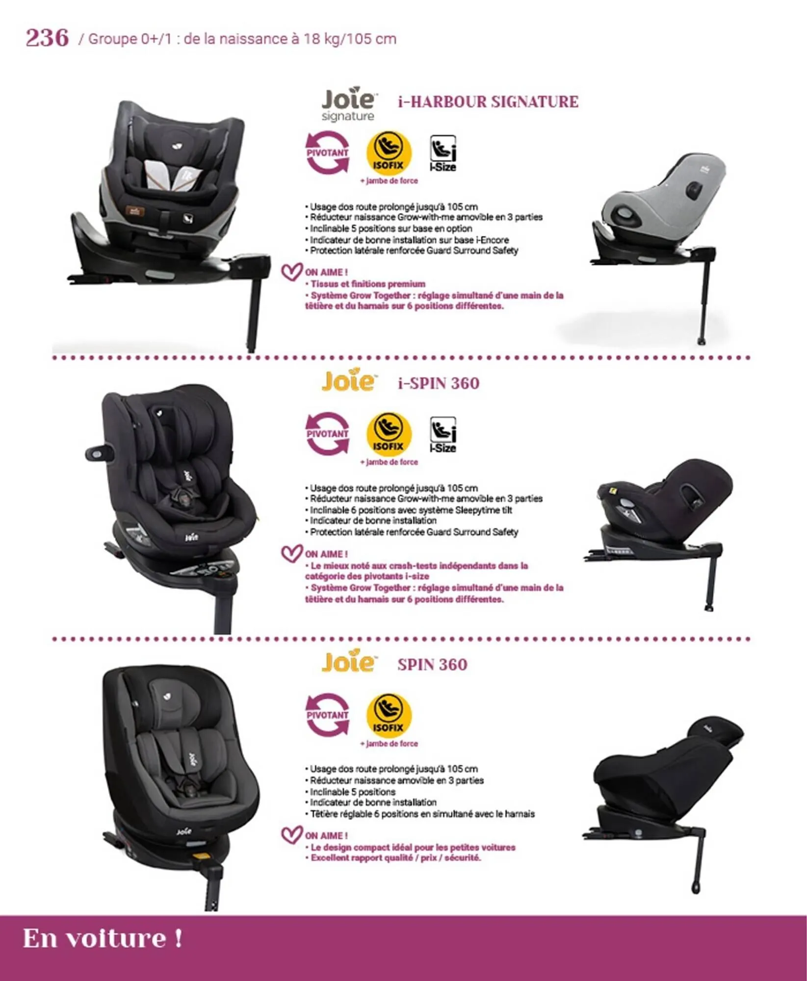 Catalogue autour de bébé du 31 mars au 31 janvier 2024 - Catalogue page 238