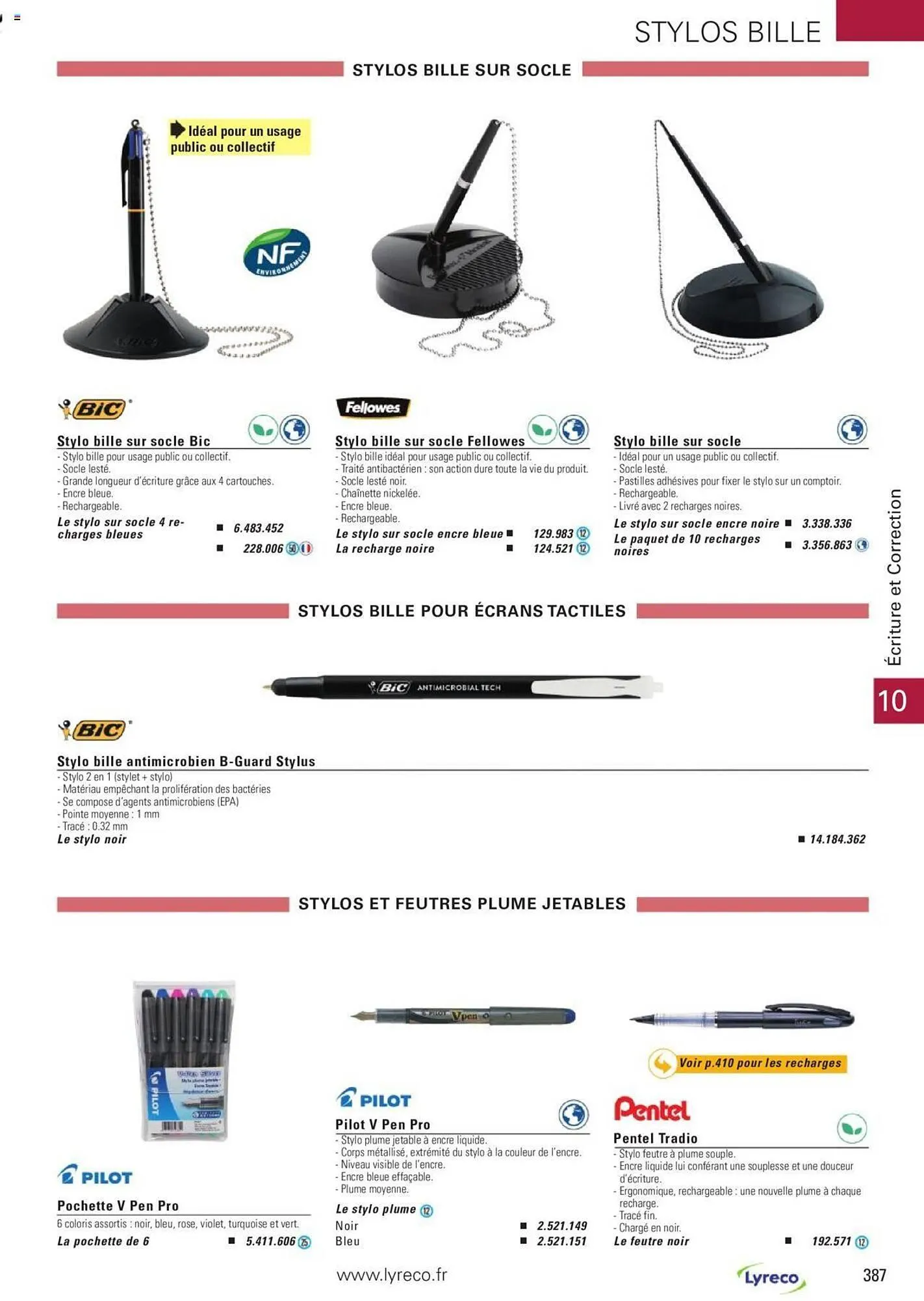 Catalogue Lyreco du 15 mai au 31 décembre 2023 - Catalogue page 387