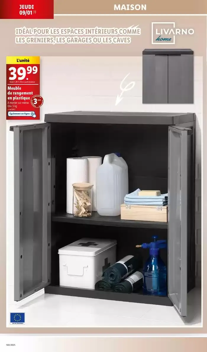 Réveillez le sportif en vous! Atteignez vos objectifs grâce aux affaires de sport Lidl. du 8 janvier au 13 janvier 2025 - Catalogue page 28