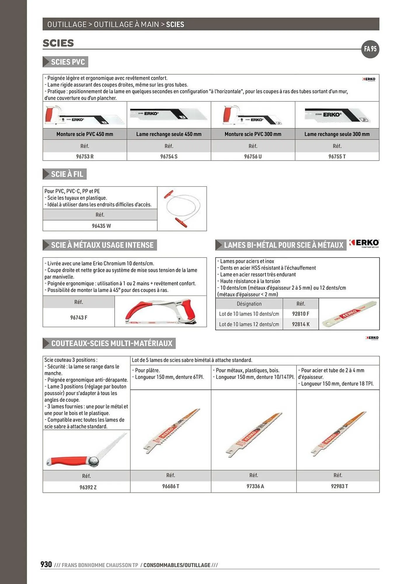 Catalogue Chausson Matériaux du 24 septembre au 31 décembre 2025 - Catalogue page 930