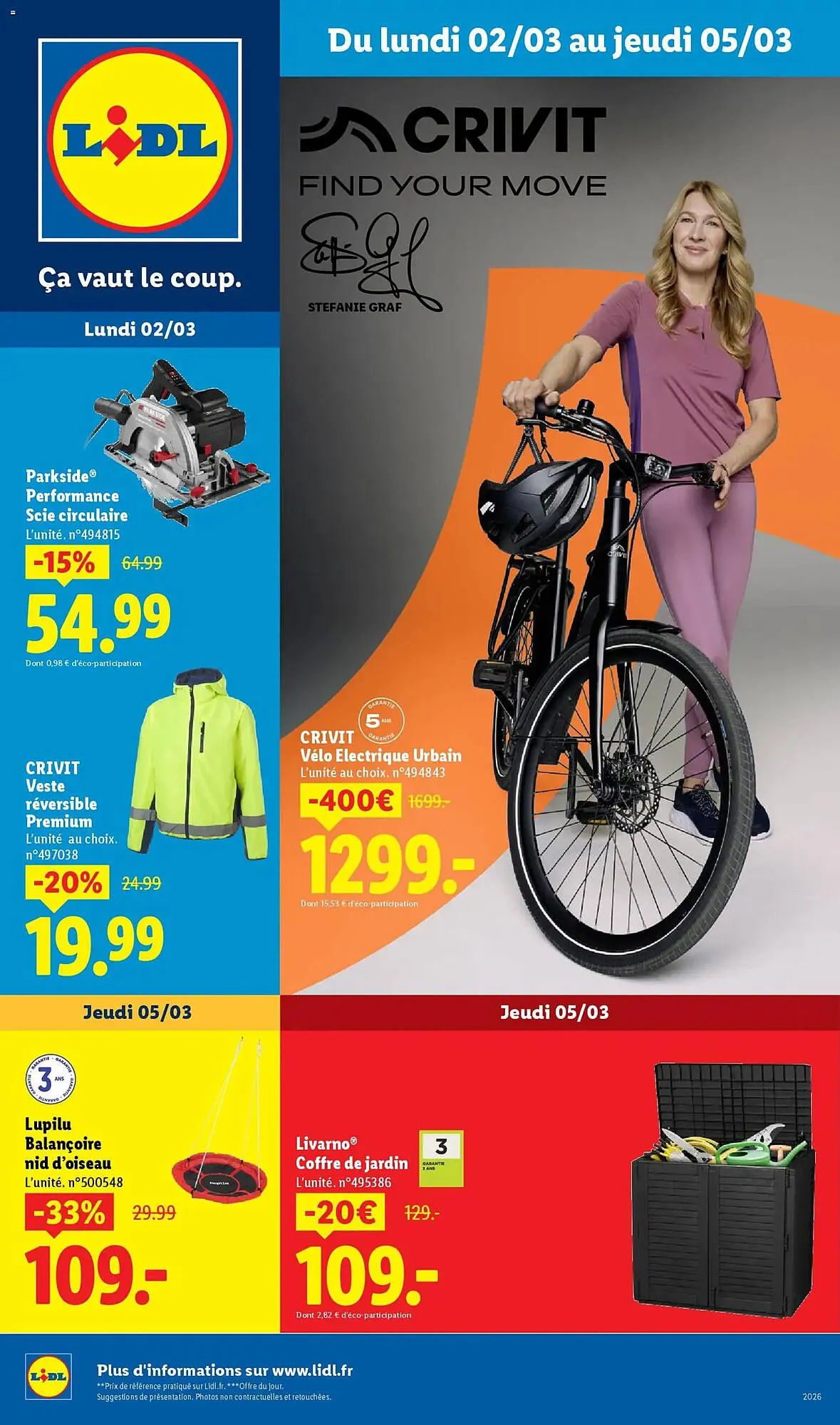 Catalogue Lidl du 2 mars au 5 mars 2026 - Catalogue page 1