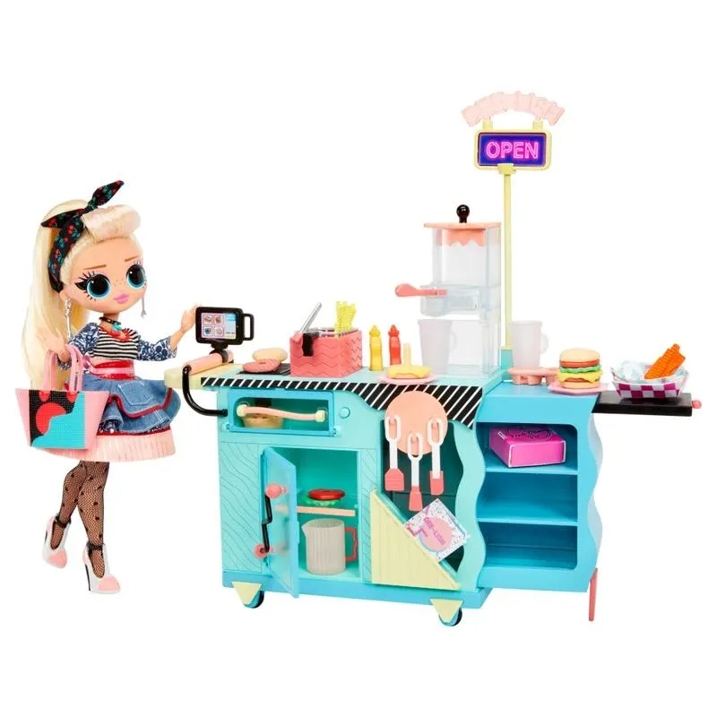 L.O.L Surprise! - O.M.G Dînette à Emporter avec Poupée Miss Sundae