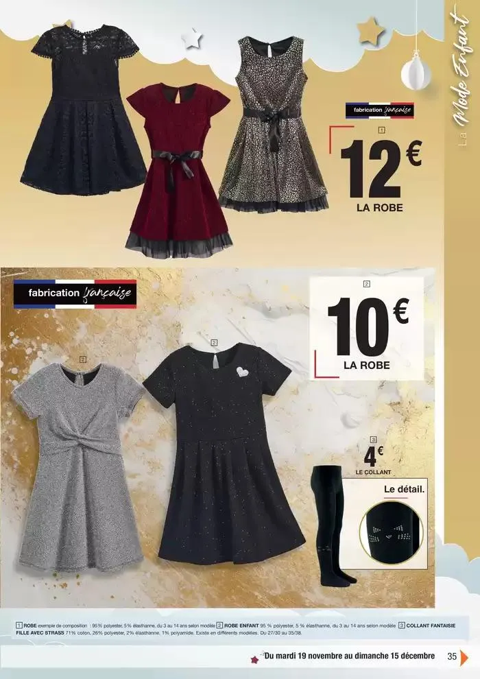 Déco (18j) Kdo Mode festif du 19 novembre au 15 décembre 2024 - Catalogue page 35