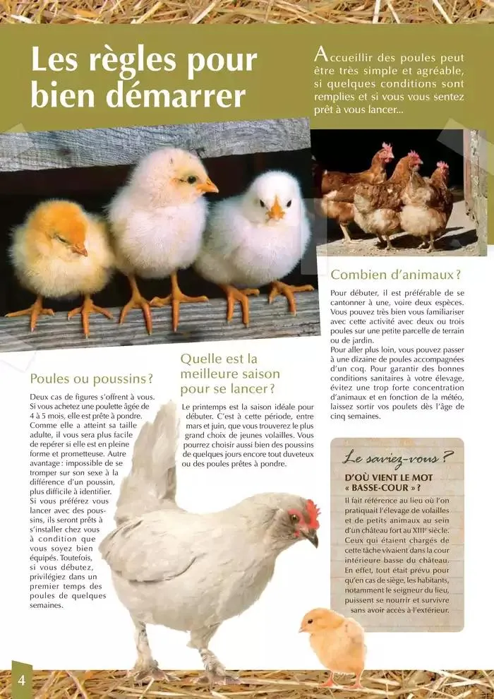 Le guide BASSE-COUR du 30 avril au 31 décembre 2025 - Catalogue page 4