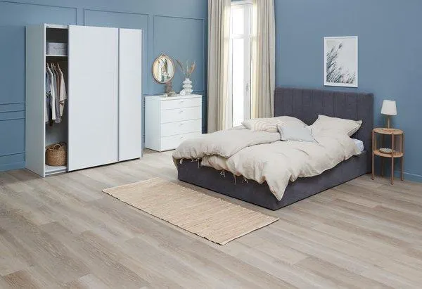 Comodă BRODAL 4 sertare albă