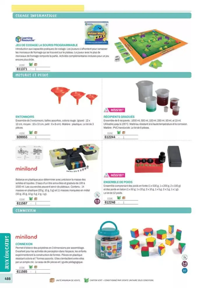 Nos Catalogues Thématiques du 1 janvier au 31 décembre 2025 - Catalogue page 488