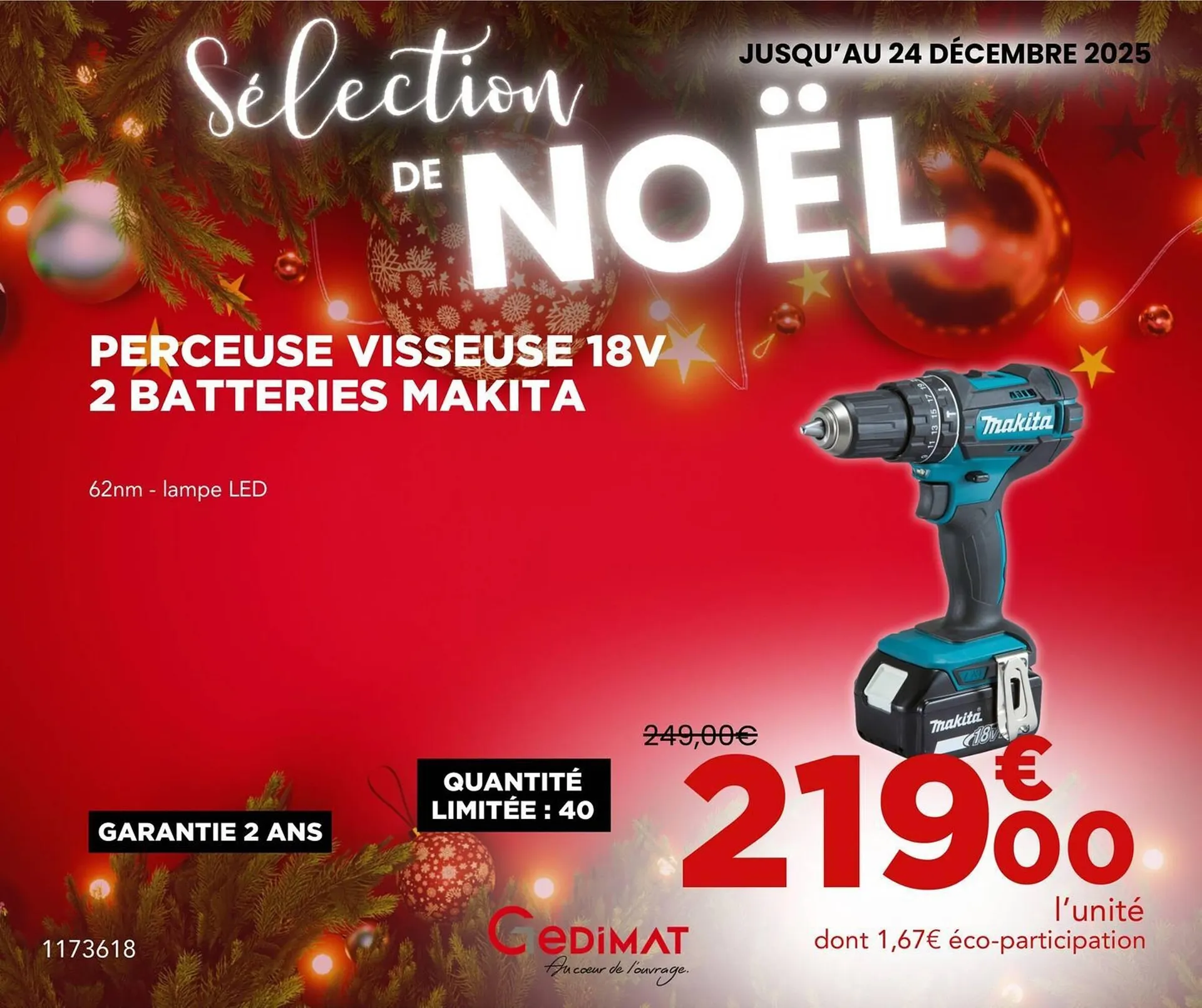 Catalogue Gedimat du 3 décembre au 24 décembre 2025 - Catalogue page 29