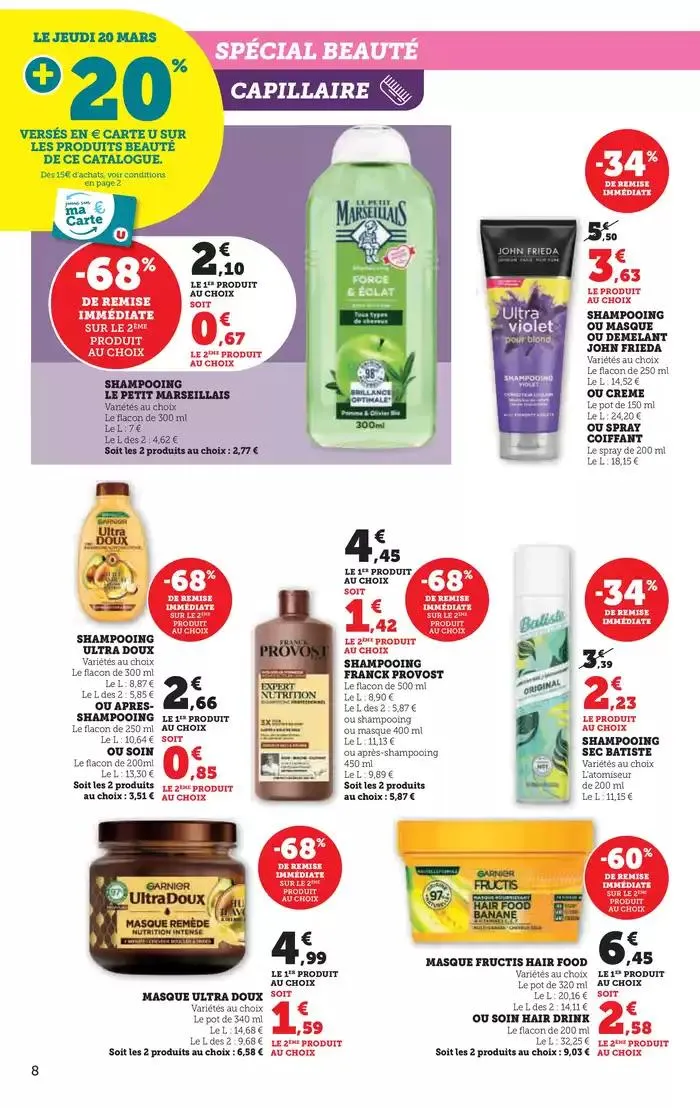 Spécial Beauté du 18 mars au 30 mars 2025 - Catalogue page 8