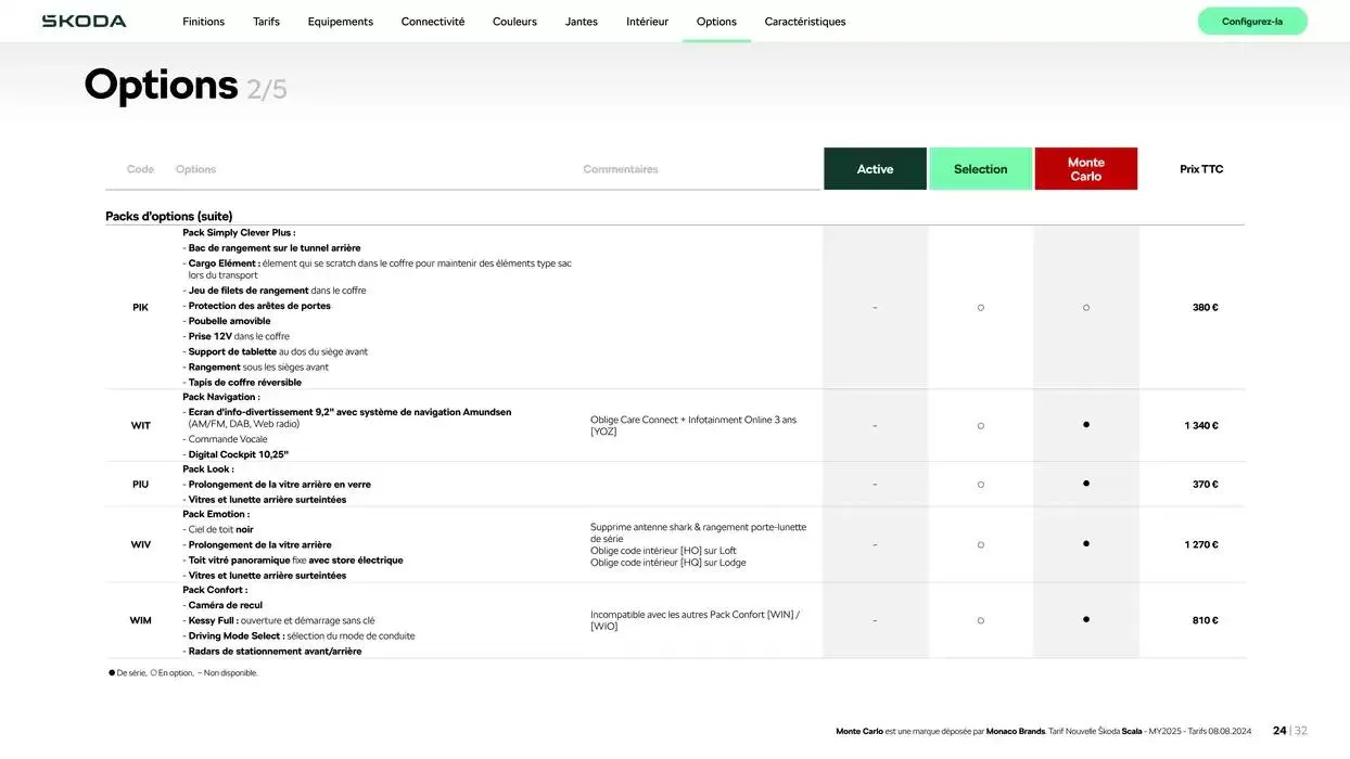 Nouvelle Scala Selection 1.0 TSI 95ch BVM du 6 novembre au 6 novembre 2025 - Catalogue page 24