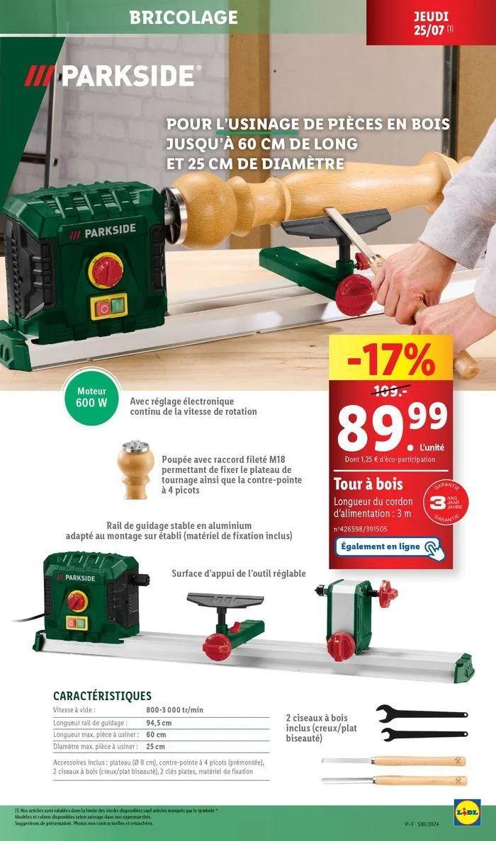 Profitez des journées opportunités pour dénicher vos produits du quotidien à prix Lidl du 24 juillet au 30 juillet 2024 - Catalogue page 45