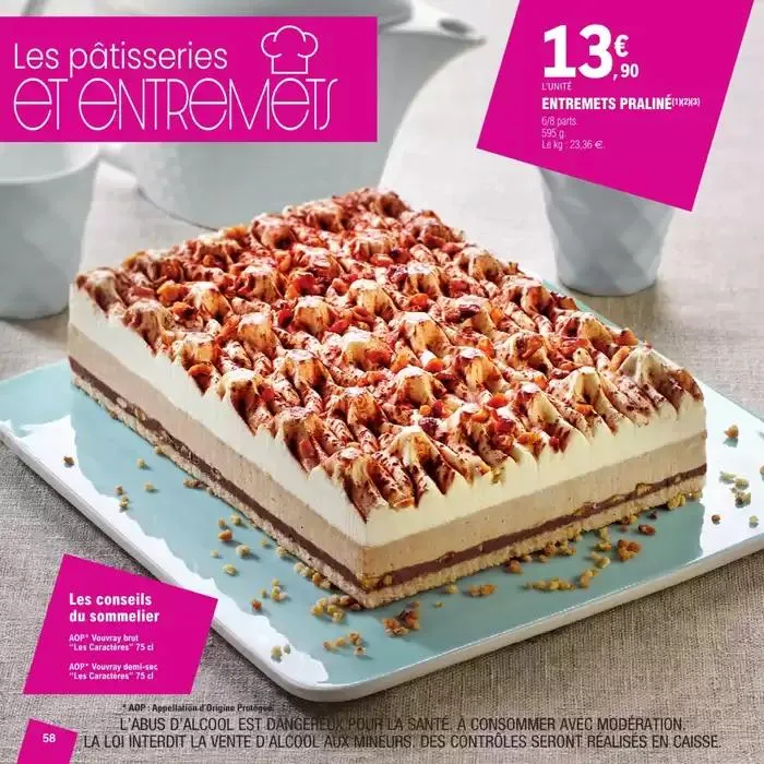 CARTE TRAITEUR PERMANENTE - MIXTE du 27 mars au 24 novembre 2025 - Catalogue page 58