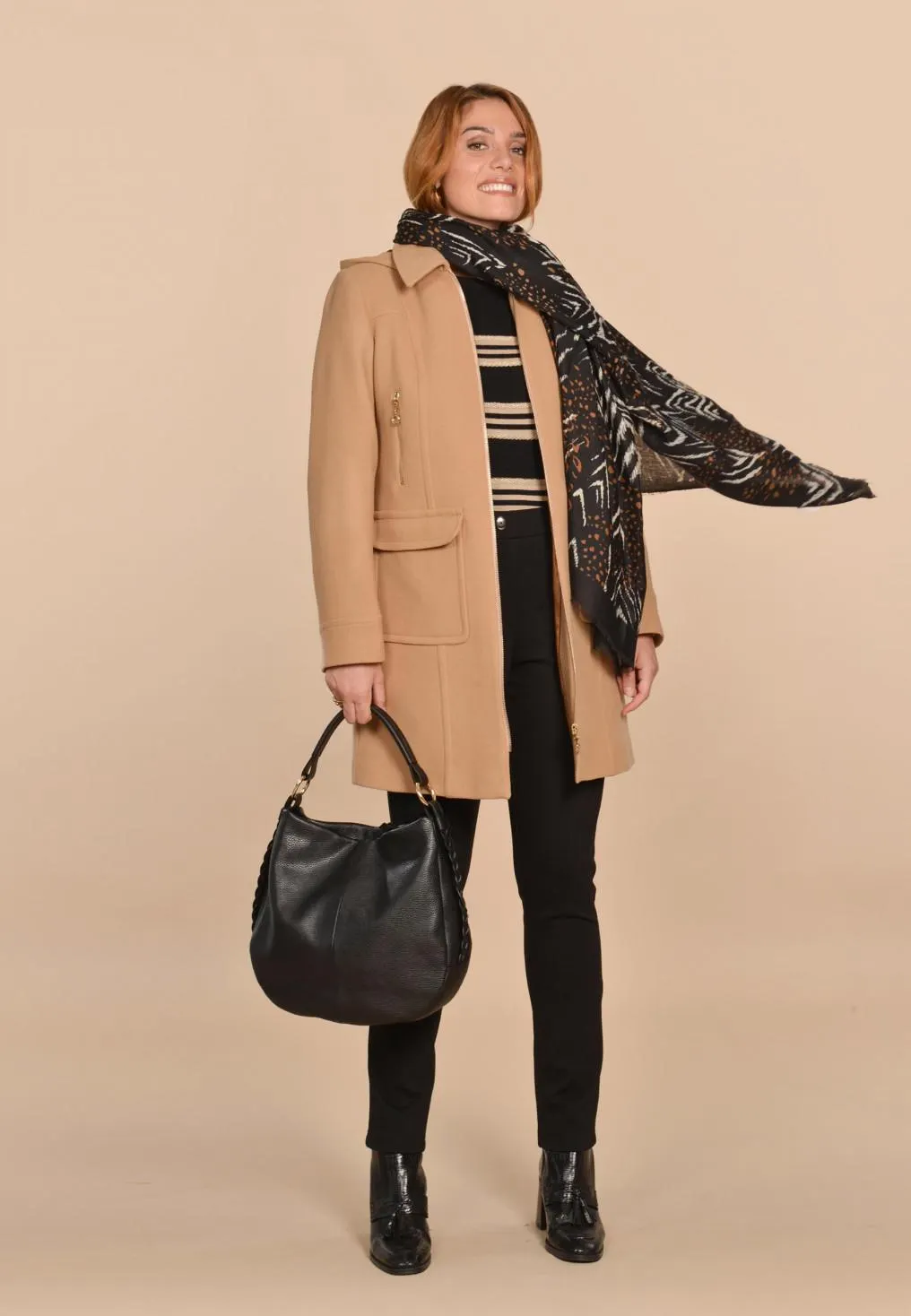 ABIDA - MANTEAU - CAMEL