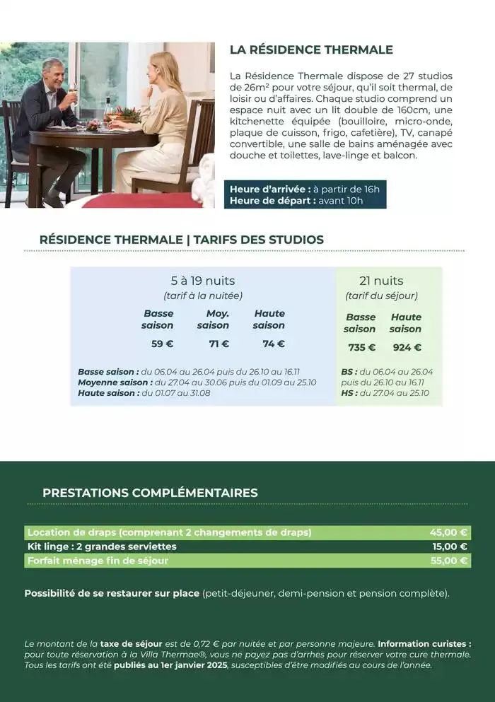 Dépliant résidence Vernet-les-Bains 2025 du 6 avril au 16 novembre 2025 - Catalogue page 3
