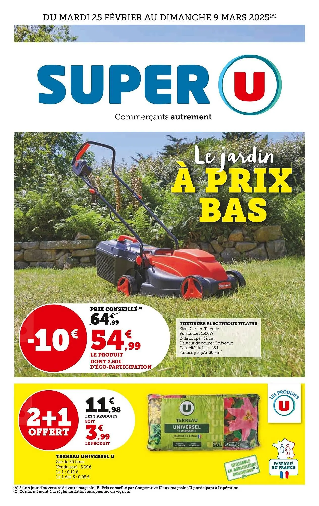 Catalogue Super U du 25 février au 9 mars 2025 - Catalogue page 1