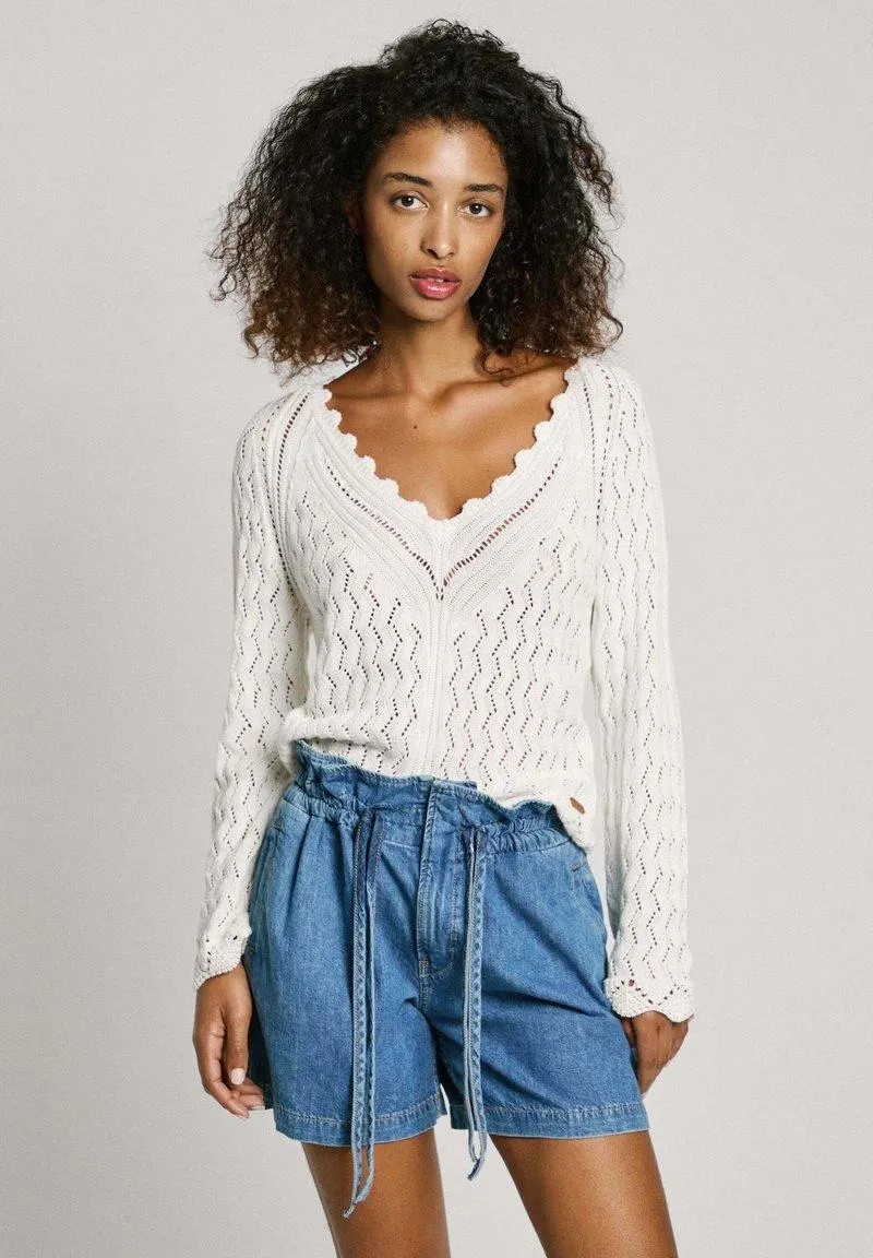OLYA - Pullover - mousse white