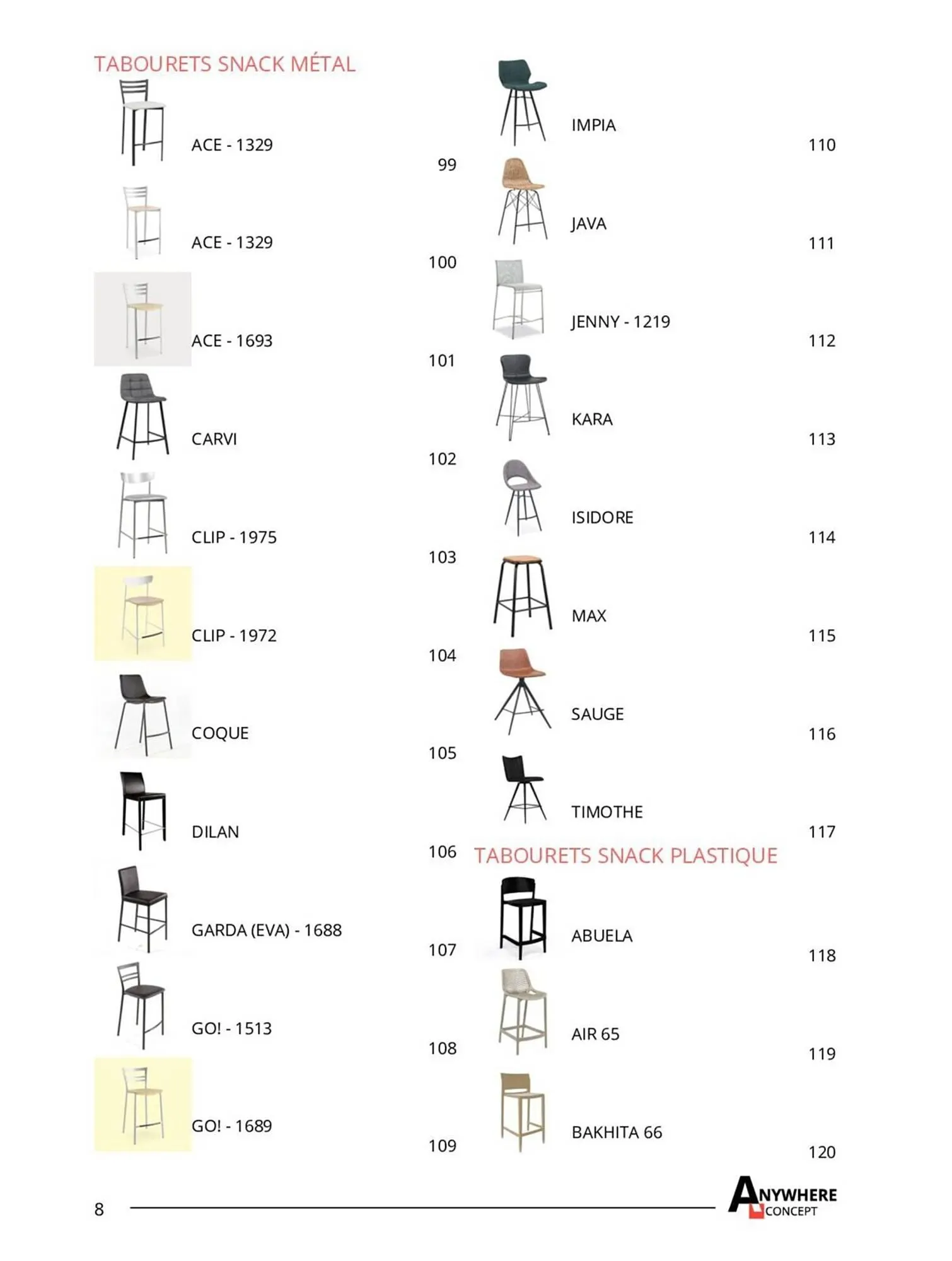 Catalogue 4 Pieds du 26 avril au 31 décembre 2023 - Catalogue page 8