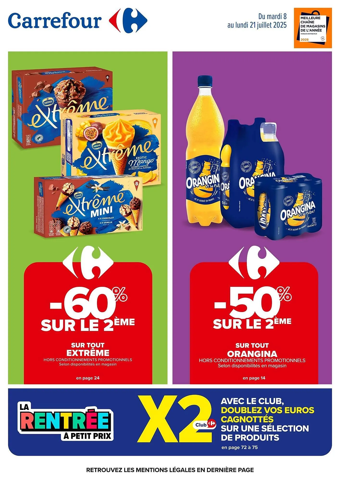 Catalogue Carrefour du 8 juillet au 21 juillet 2025 - Catalogue page 1