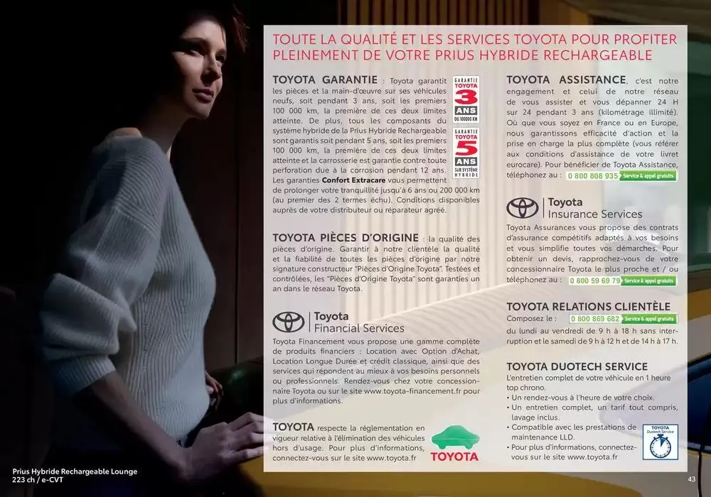 Toyota Prius Hybride Rechargeable du 17 décembre au 17 décembre 2025 - Catalogue page 43