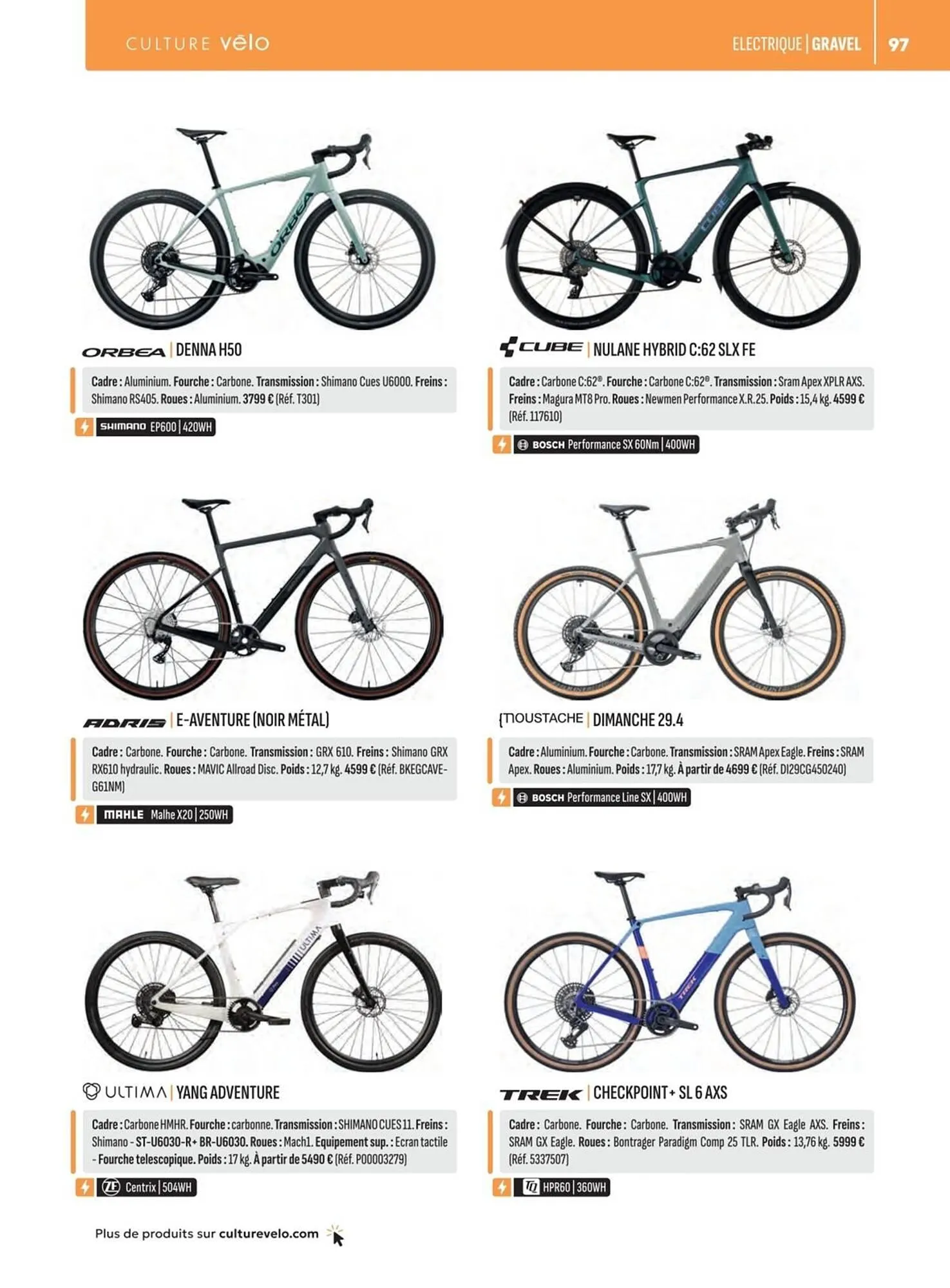 Catalogue Culture Vélo du 19 décembre au 31 décembre 2026 - Catalogue page 97