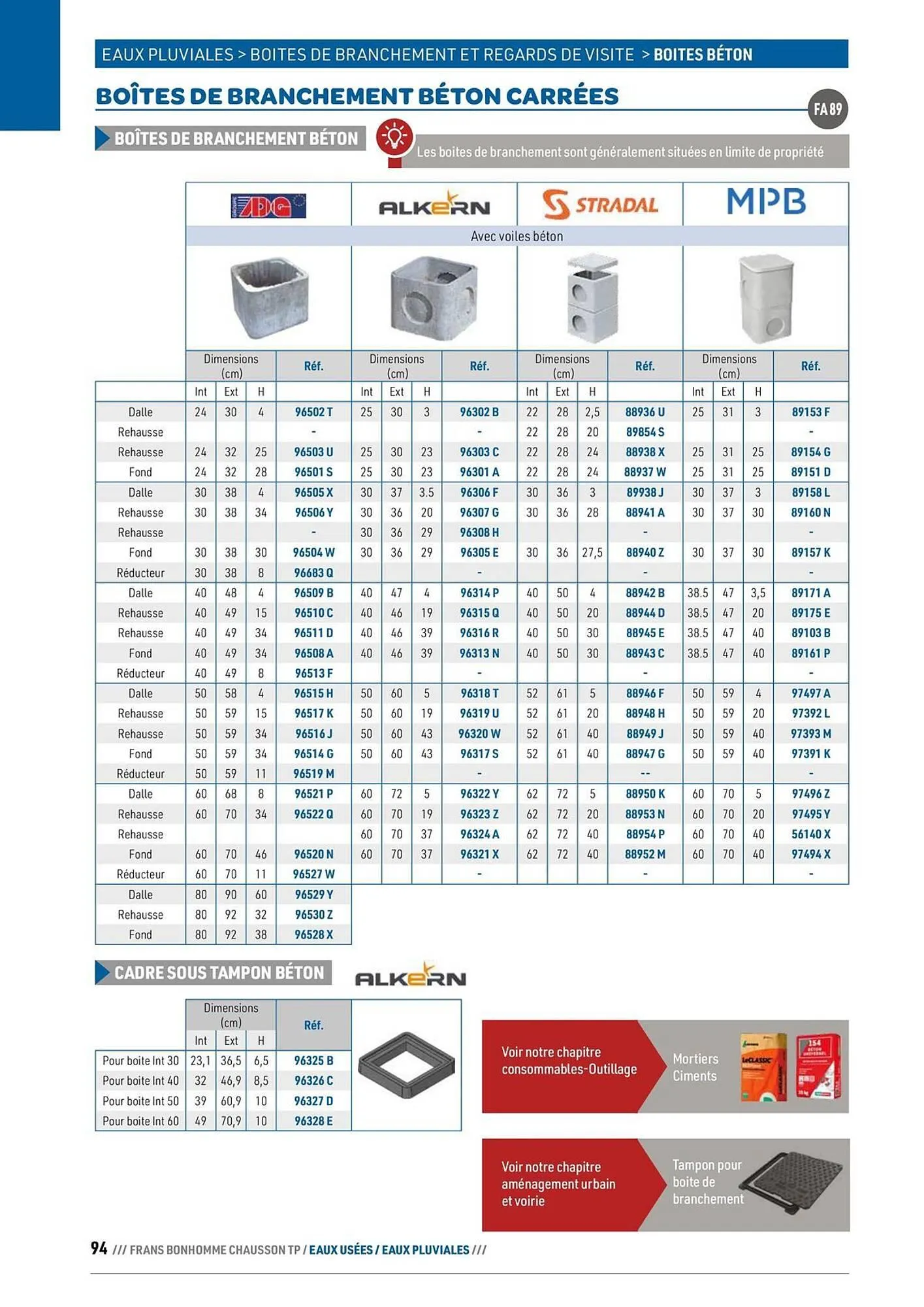 Catalogue Chausson Matériaux du 24 septembre au 31 décembre 2025 - Catalogue page 94