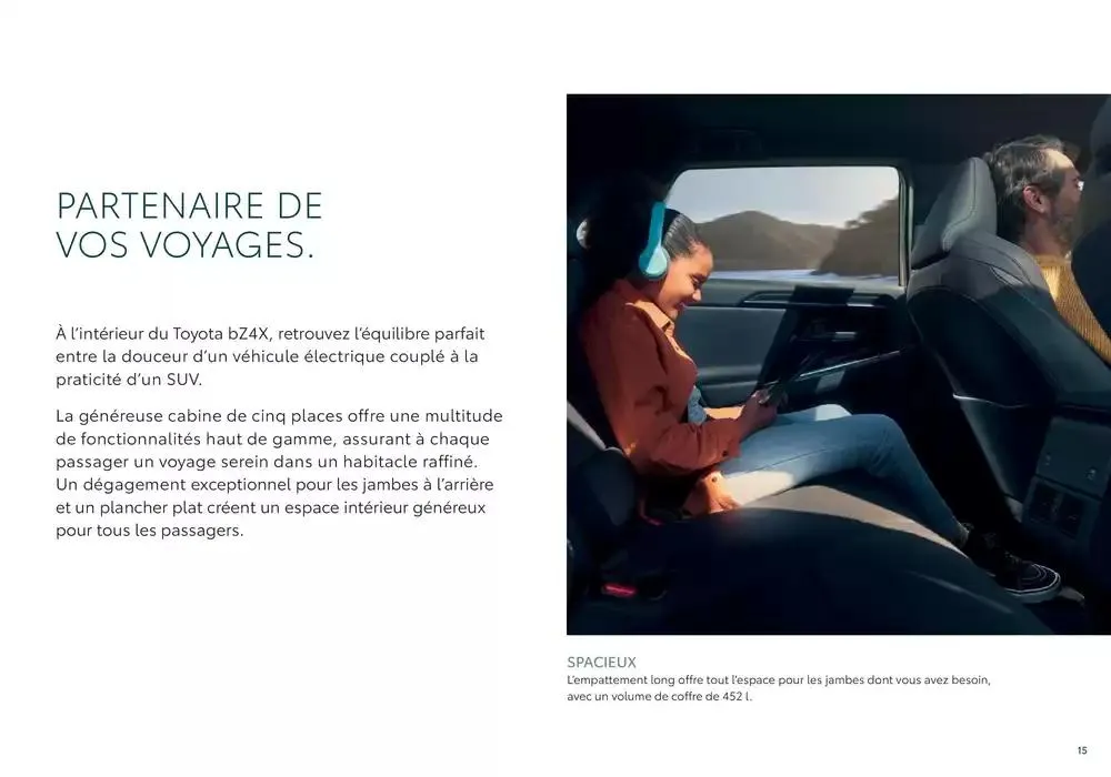 Toyota bZ4X  du 7 janvier au 7 janvier 2026 - Catalogue page 15