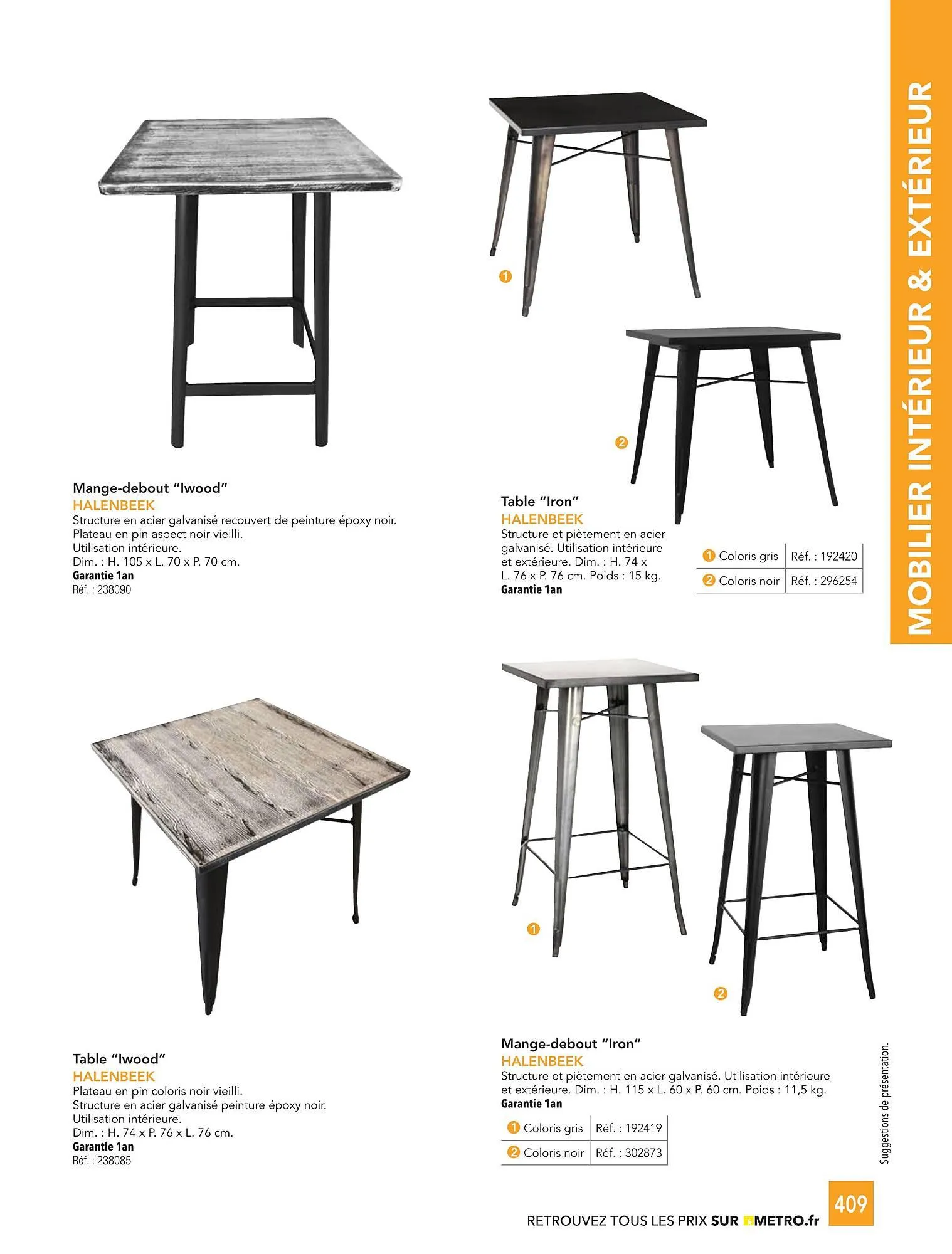 Catalogue METRO du 1 janvier au 31 décembre 2026 - Catalogue page 409