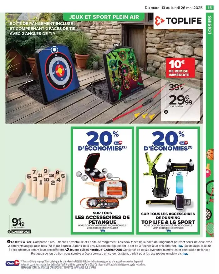 SPÉCIAL PLEIN AIR du 13 mai au 26 mai 2025 - Catalogue page 17