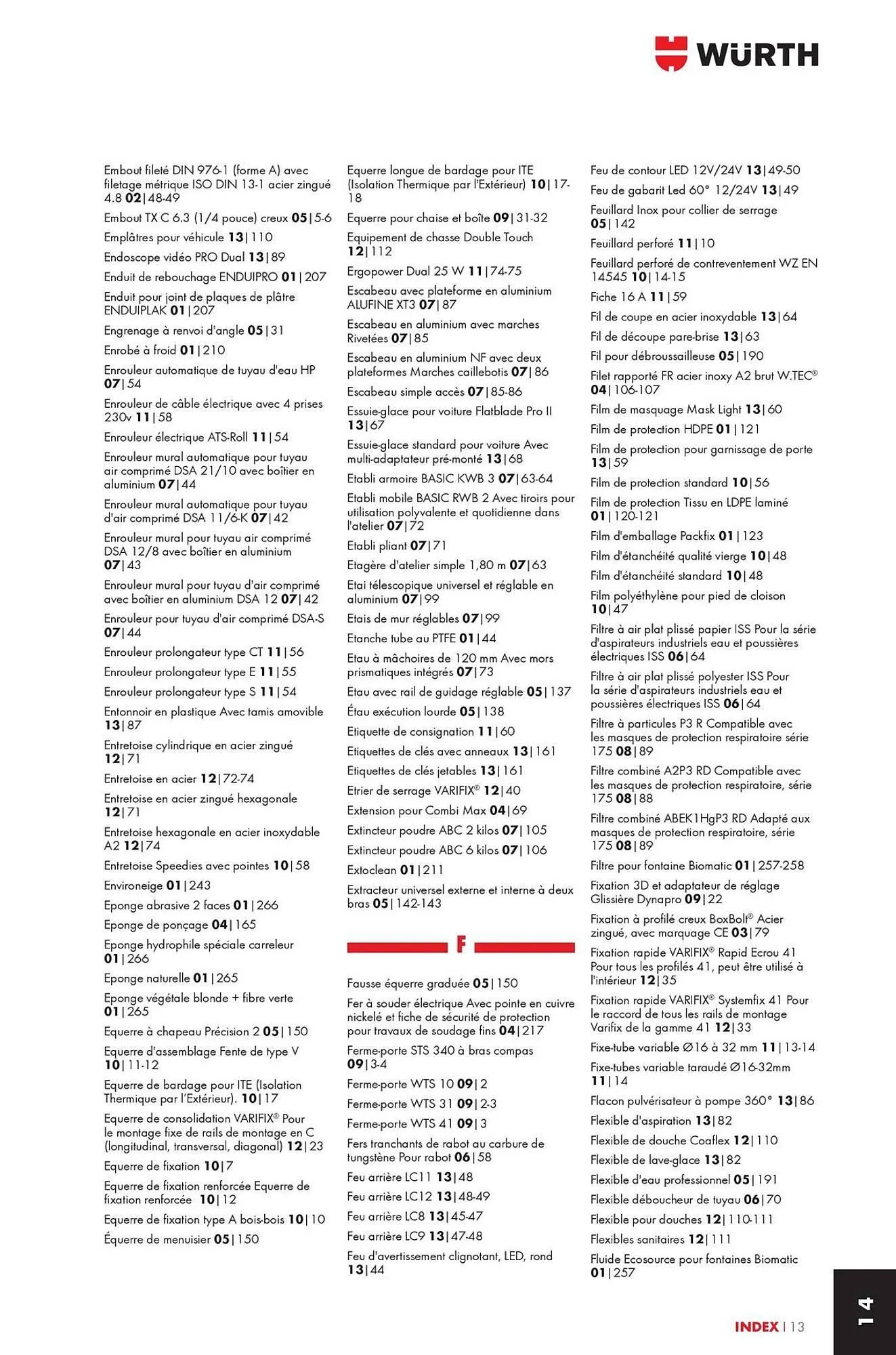 Catalogue Würth du 12 mai au 31 décembre 2025 - Catalogue page 1849