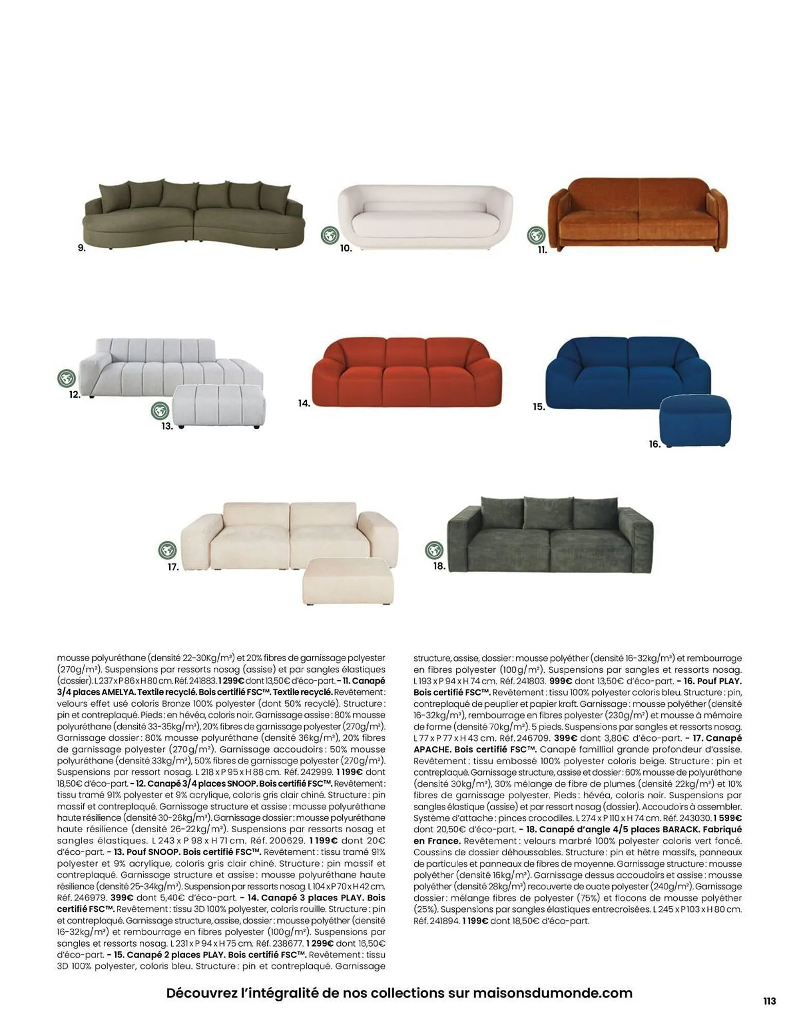 Catalogue Maisons du Monde du 11 décembre au 31 décembre 2025 - Catalogue page 113