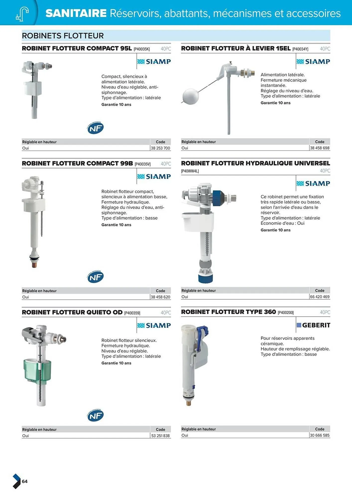 Catalogue Prolians du 2 octobre au 31 décembre 2025 - Catalogue page 64