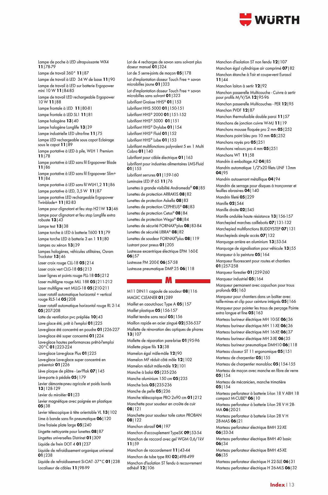 Catalogue Würth du 29 décembre au 31 décembre 2023 - Catalogue page 90