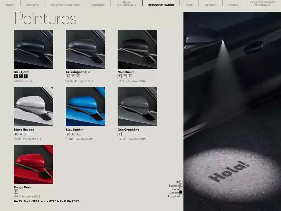 SEAT Leon 5 portes du 14 avril au 14 avril 2026 - Catalogue page 14