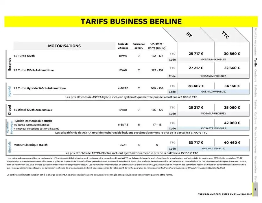 Opel Astra et Astra Sports Tourer du 12 mai au 12 mai 2026 - Catalogue page 9