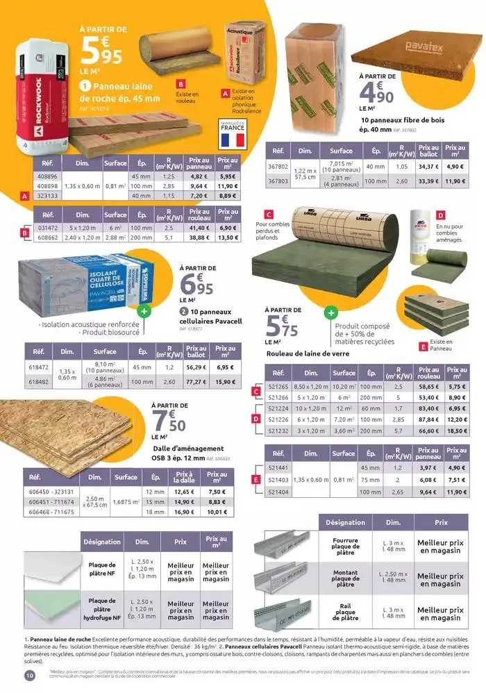LES CHANTIERS NOUS RAPPROCHENT depuis 45 ans du 12 mars au 30 mars 2025 - Catalogue page 10
