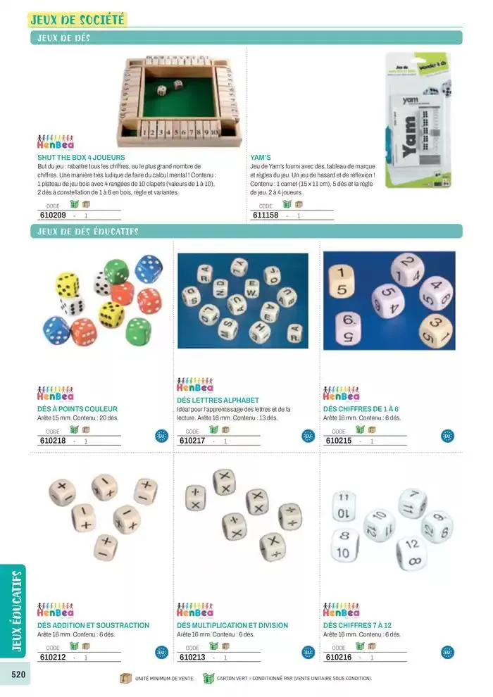 Nos Catalogues Thématiques du 1 janvier au 31 décembre 2025 - Catalogue page 522