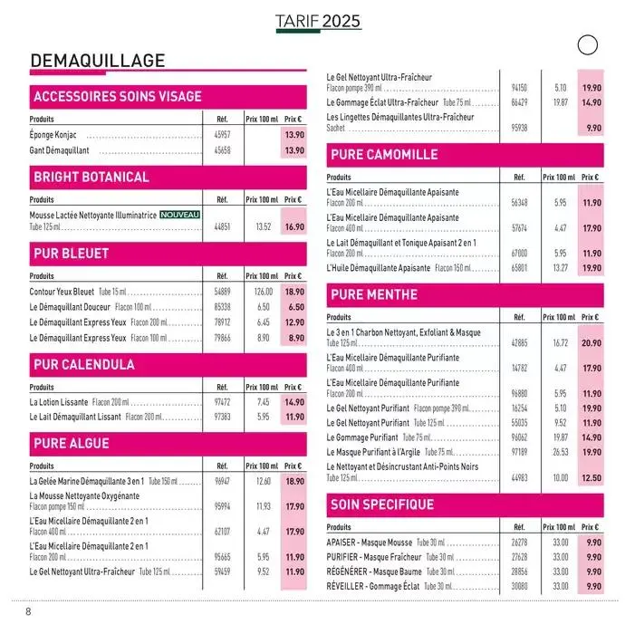 LIVRE VERT DE LA BEAUTÉ 2025 du 23 avril au 31 décembre 2025 - Catalogue page 8