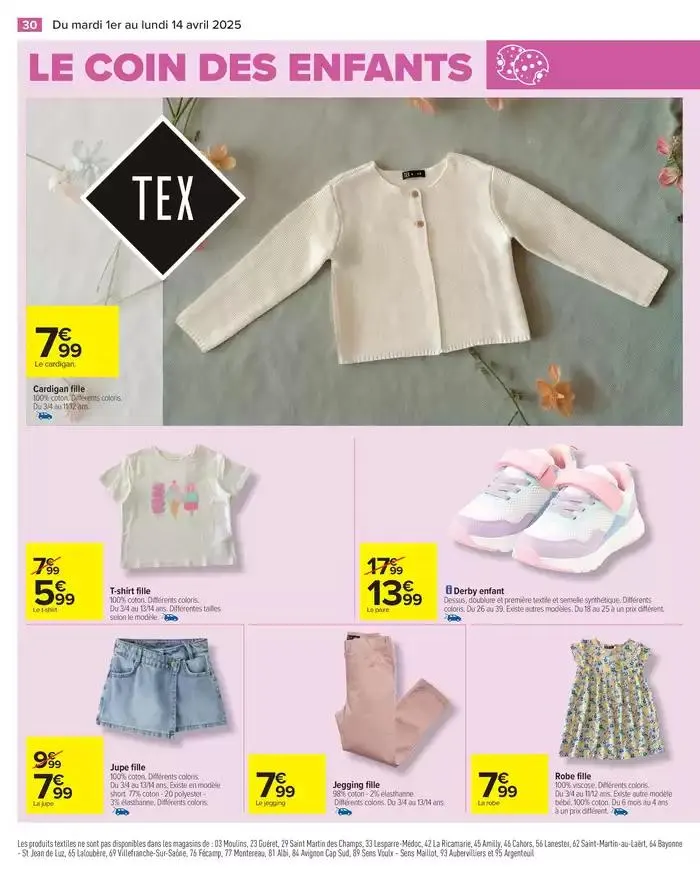 LE COIN DES ENFANTS du 1 avril au 14 avril 2025 - Catalogue page 32