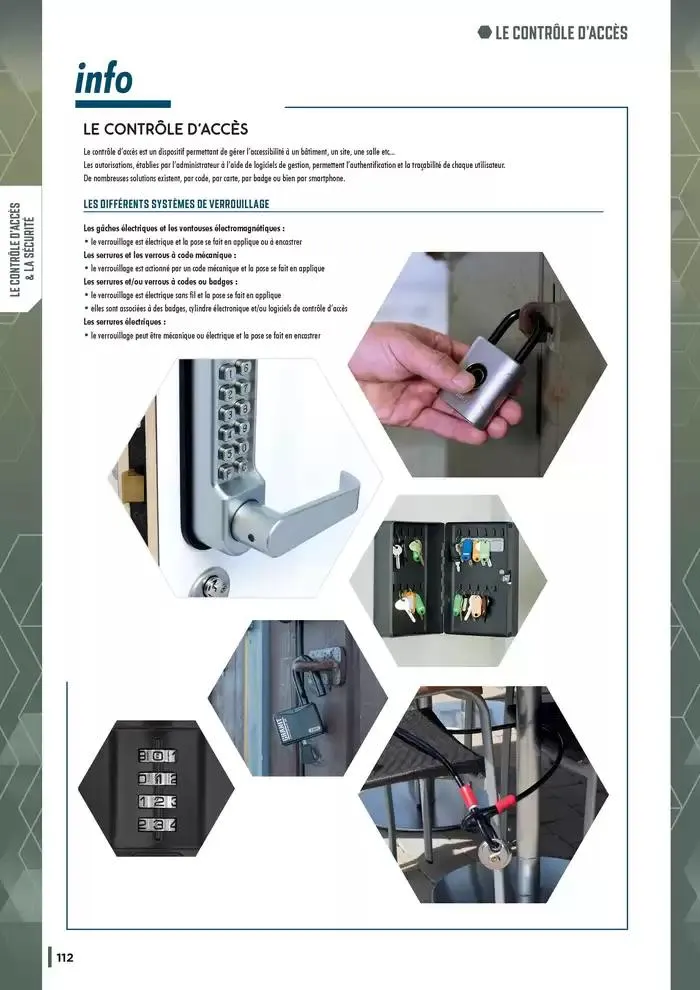 Guide Quincaillerie Serrurerie 2025 - 2026 du 1 avril au 1 avril 2026 - Catalogue page 114