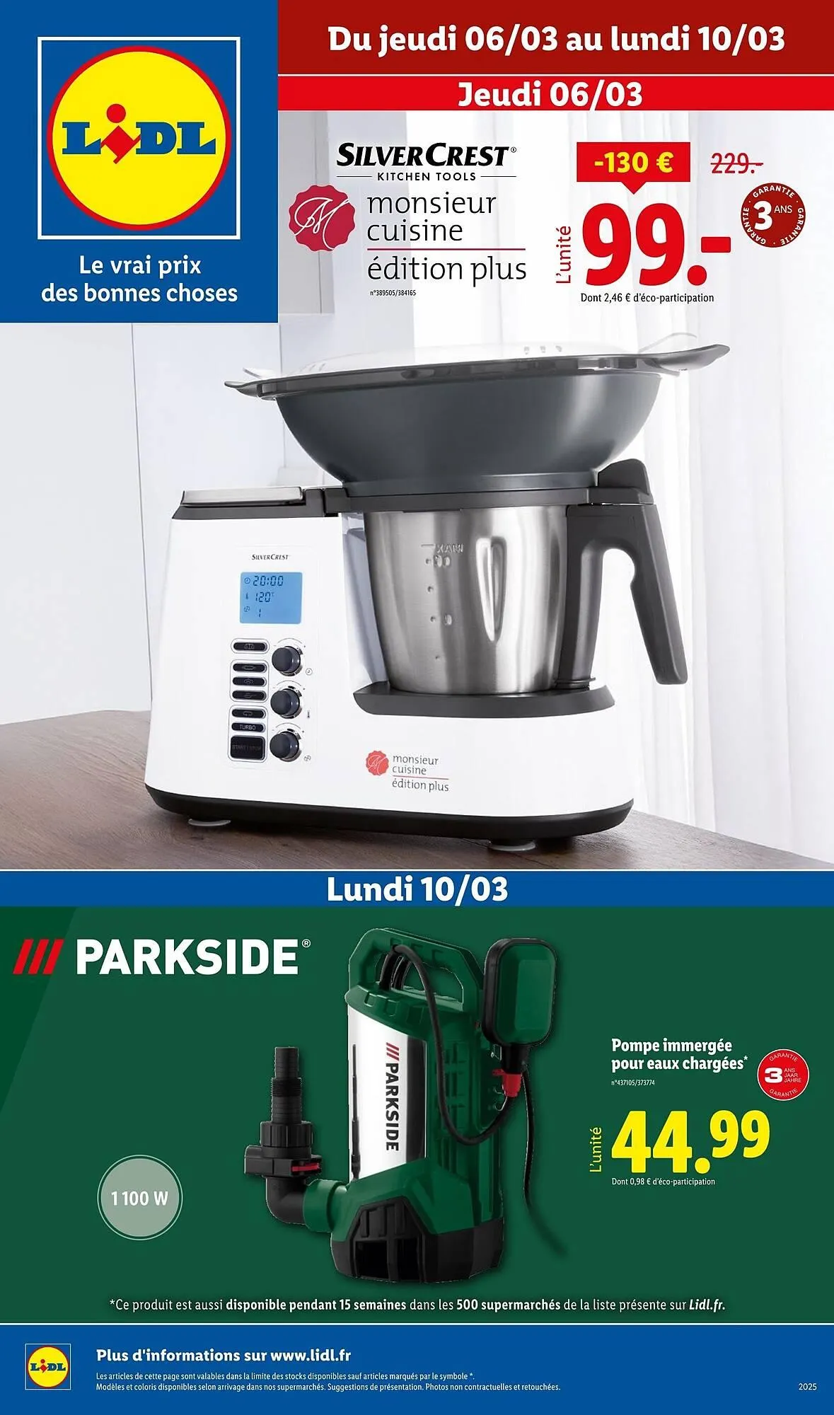 Catalogue Lidl du 6 mars au 10 mars 2025 - Catalogue page 1