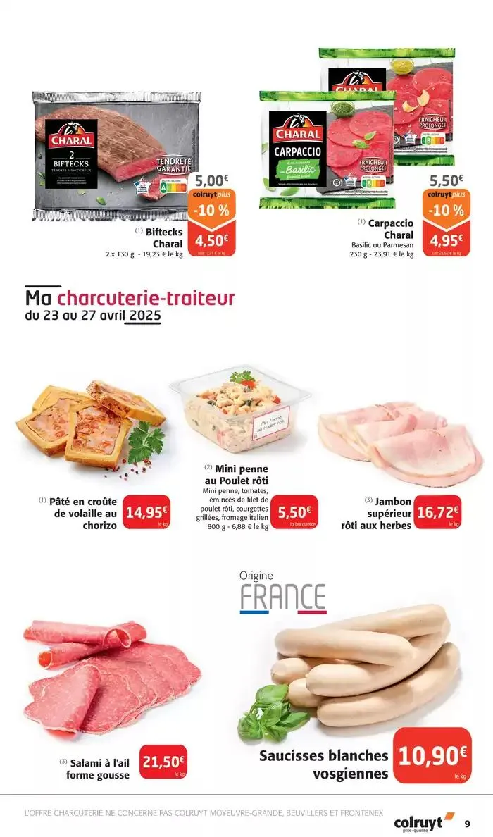 Prix - qualité du 23 avril au 4 mai 2025 - Catalogue page 9