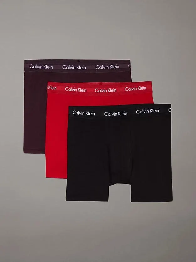 Lot de 3 boxers longs - Cotton Stretch