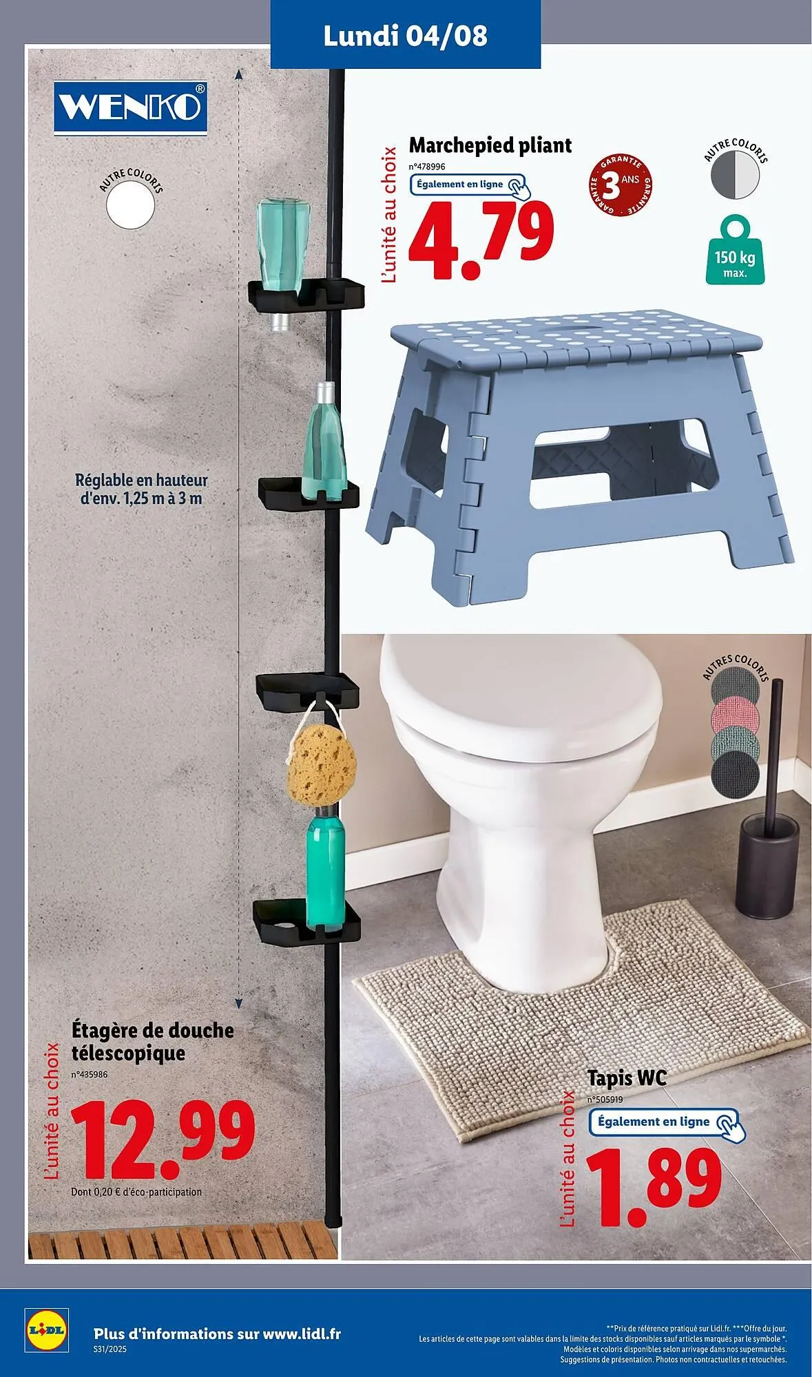 Catalogue Lidl du 31 juillet au 6 août 2025 - Catalogue page 50