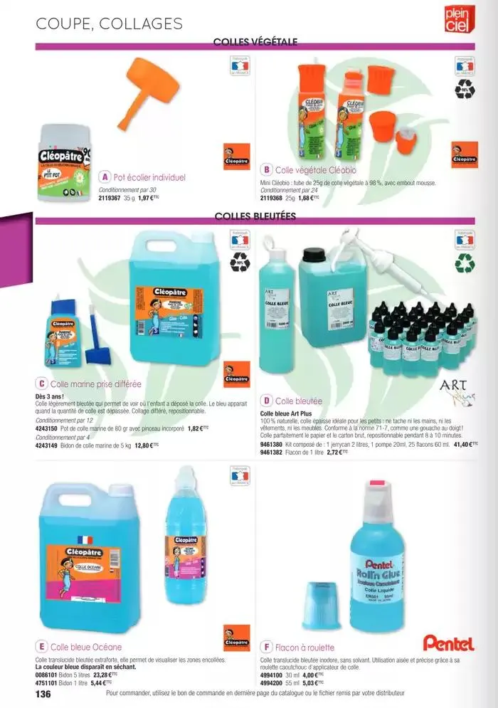 Écoles et loisirs 2025 du 1 janvier au 31 décembre 2025 - Catalogue page 136