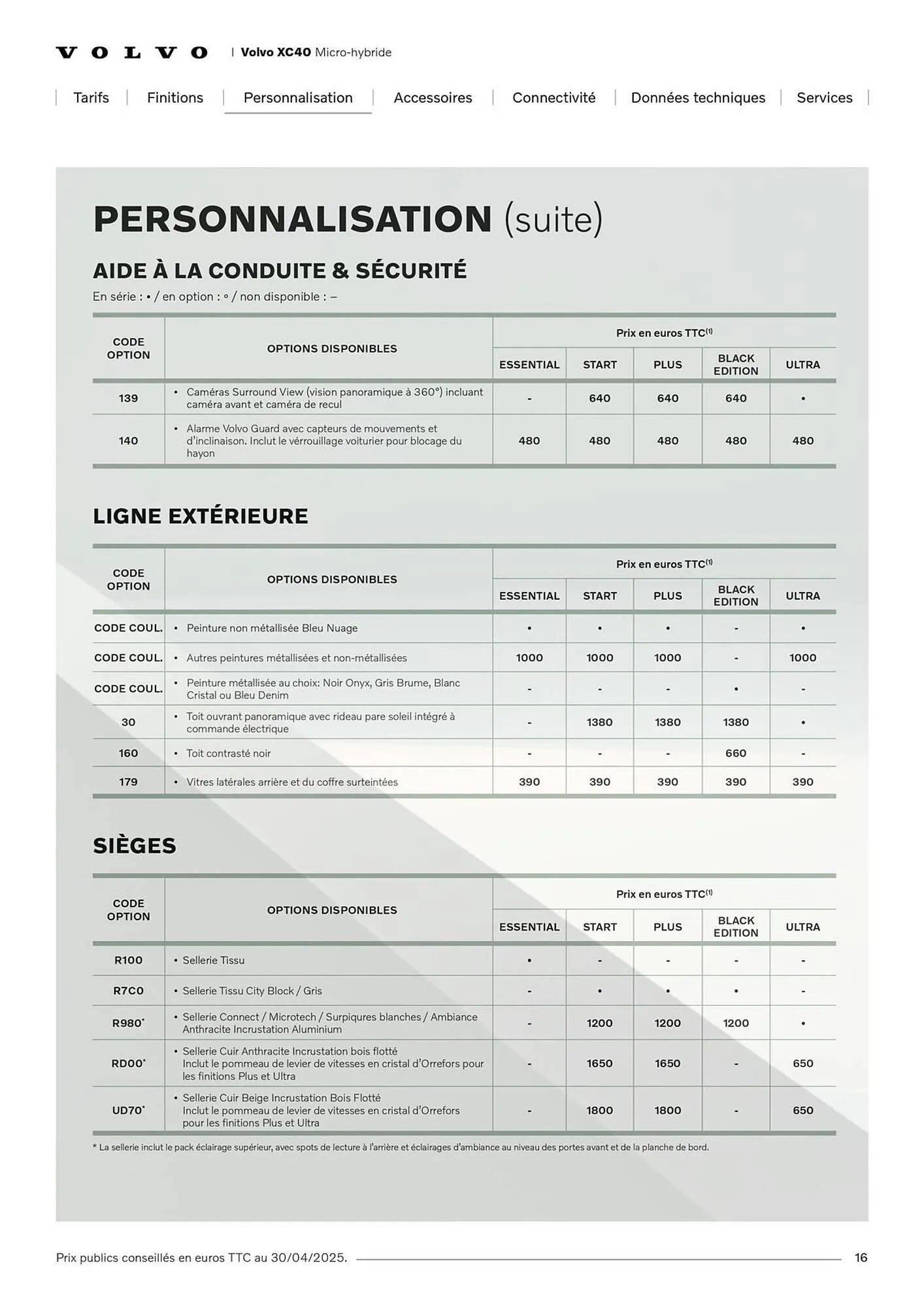 Catalogue VOLVO du 7 janvier au 31 janvier 2027 - Catalogue page 16