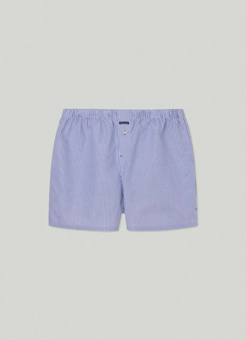 BOXER EN COTON RAYÉ