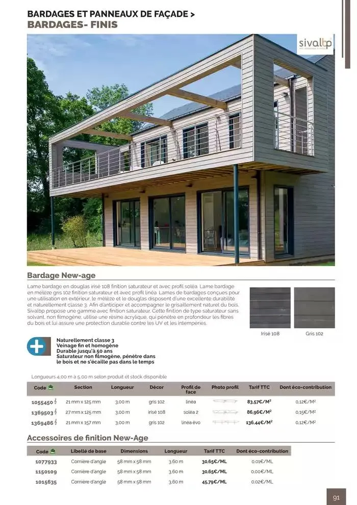 BOIS PANNEAUX 2025 2026 du 30 avril au 31 décembre 2026 - Catalogue page 91